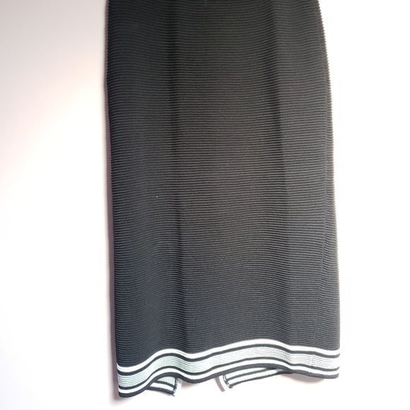 Kenar Womens' Size Small Black and border striped skirt - NWOT - Picture 2 of 5